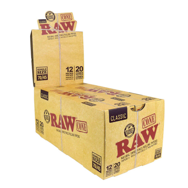 O RAW Classic pre-rolled cones single size 70/45
