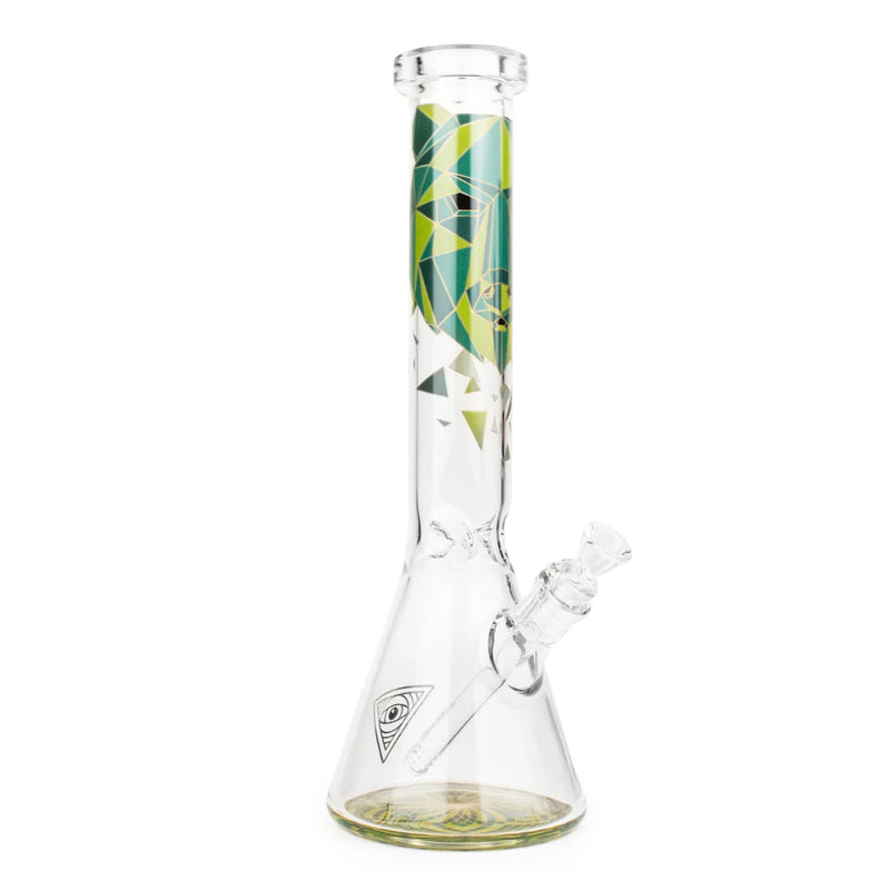 SC Red Eye Glass 15" Bear Beaker with Fillacello art