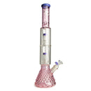 SC Red Eye Glass 18" Hercules Double Matrix bong with Base Grips