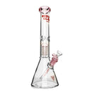 SC Red Eye Glass 15" 7mm Wildwood Dual Chamber with 8 arm Tree Perc