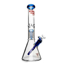 SC Red Eye Glass 15" 7mm Wildwood Dual Chamber with 8 arm Tree Perc