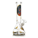 SC Red Eye Glass 12" Space Monkey Beaker Bong