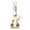SC Red Eye Glass 12" Spaghetti Skull Beaker Bong