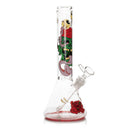 SC Red Eye Glass 12" Demon Tongue Beaker Bong