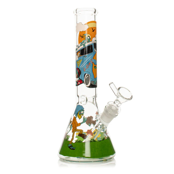 SC Red Eye Glass 10" Night of the Living Dead Zombie Beaker Bong
