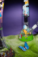 Red Eye Glass® | 10" Bong of the Living Dead Beaker (REG211) Glass Bong Smoking Cat Distribution