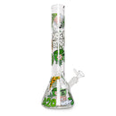 SC Red Eye Glass 15" Glow in the Dark Canna Culture Beaker Bong