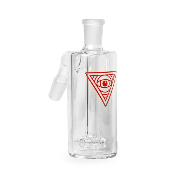 SC Red Eye Glass 14mm 45 degree Clear Ash Catcher
