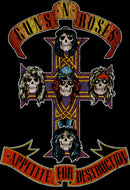 Guns N’ Roses | Authentic "Appetite For Destruction" Hoodie (officially licensed) Long Sleeve Smoking Cat Distribution