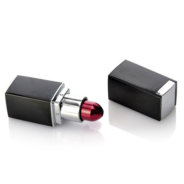 O 3" Discreet Fashionable Lipstick Aluminum Smoking Pipe