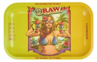 Raw Metal Rolling Tray - Brazil Design