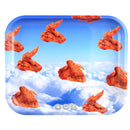 OCB Metal Rolling Tray - Wings Design