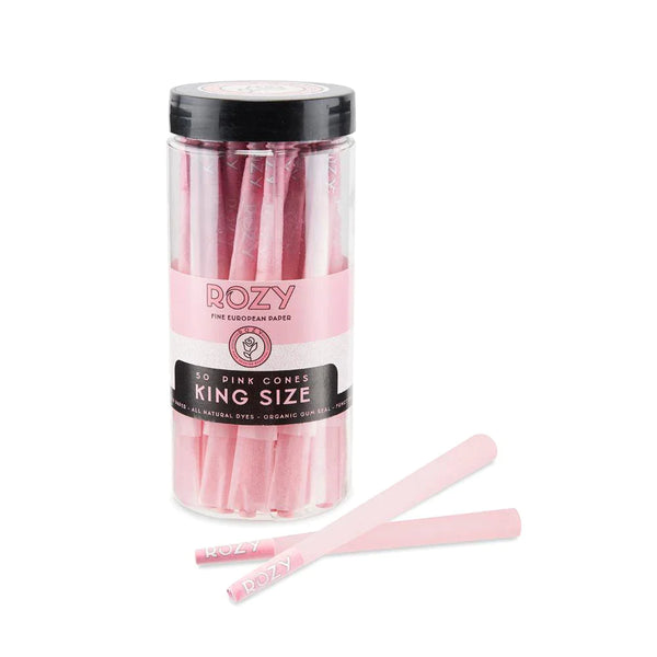 O Rozy | Pink King Size Pre-Rolled Cones – 50ct Pack