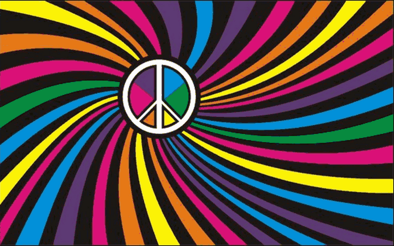 Flag - Rainbow Swirl