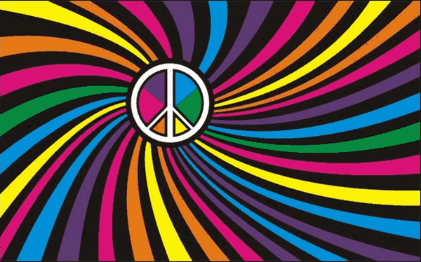 Flag - Rainbow Swirl