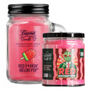 Beamer Candle Co. 7oz & 12oz Glass Mason Jar - Red F*