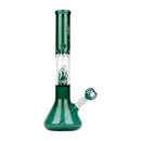 Red Eye Glass® | 17" Octopus Perc Beaker Tube [9930] Glass Bong Smoking Cat Distribution Teal