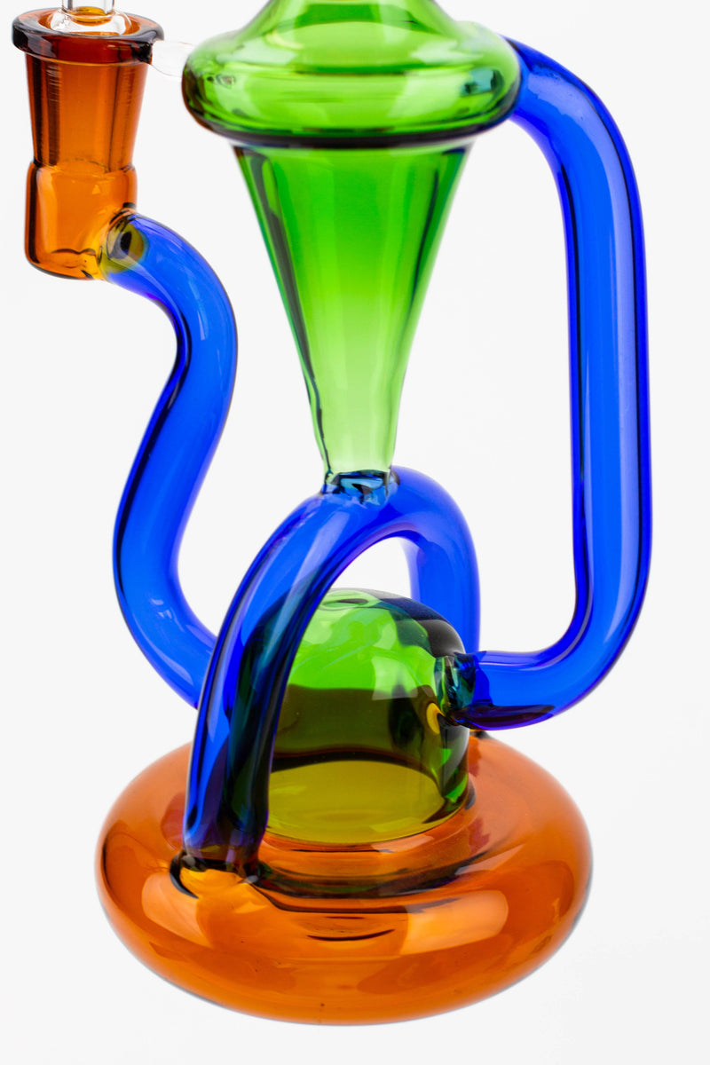 10" SOUL Glass 2-in-1 recycler [S2062]- - One Wholesale