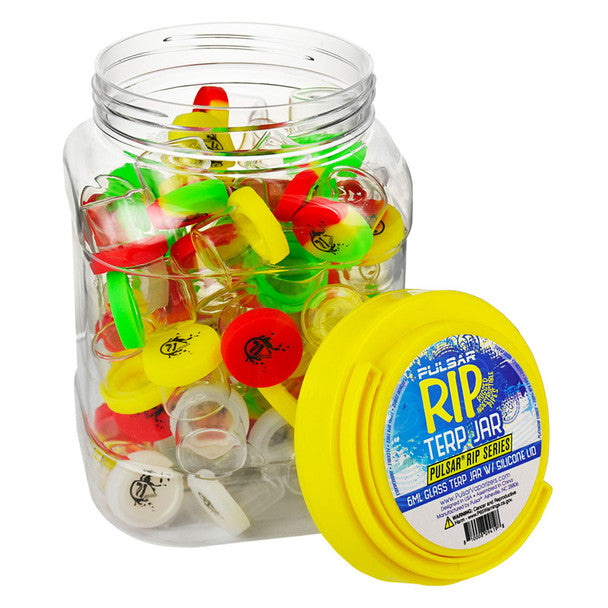SC Pulsar RIP series Glass Terp jars 6ml  70 count