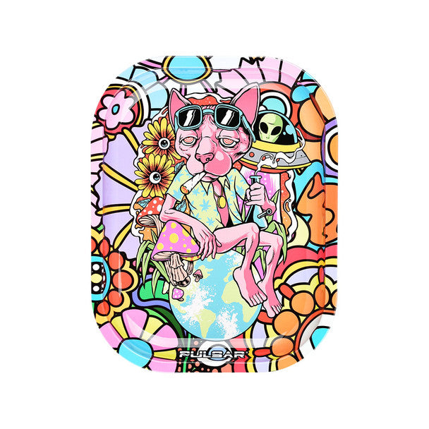 SC Pulsar Chill Cat Mini Rolling Tray 7" x 5.5"