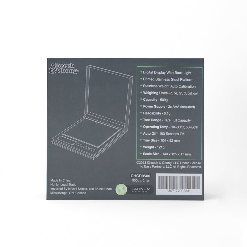 Cheech and Chong CD, Licensed Digital Pocket Scale, 500gx 0.1g