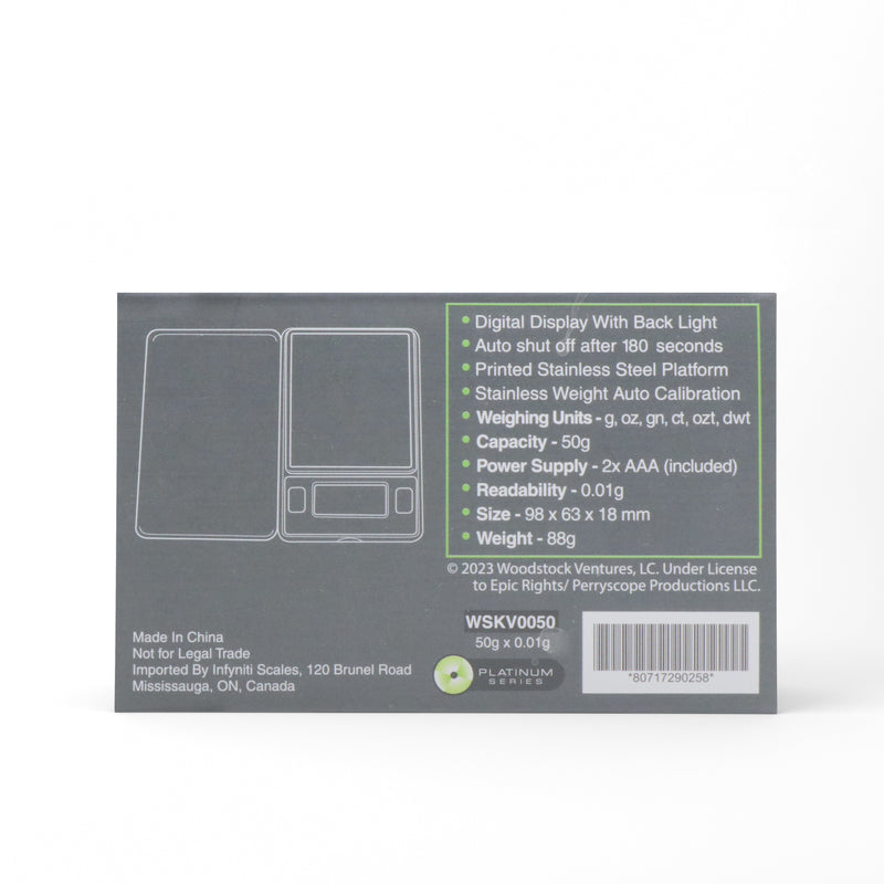 Woodstock Colourful Virus Licensed Digital Pocket Scale, 50g x 0.01g