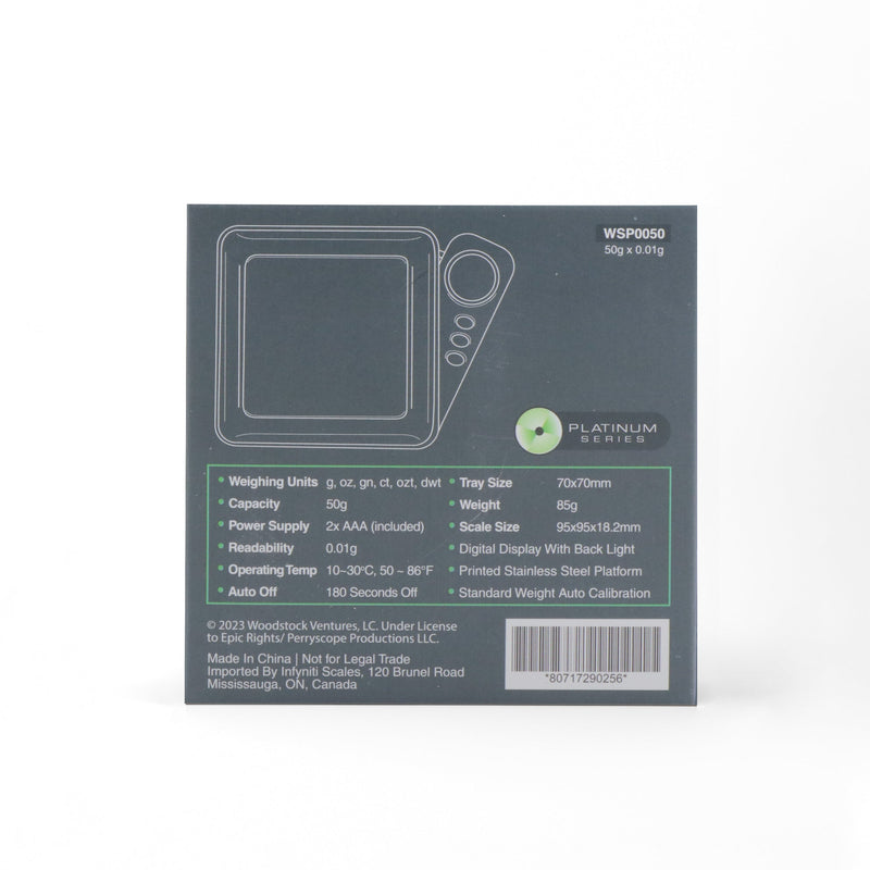 Woodstock - Panther, Licensed Digital Pocket Scale, 50G x 0.01G