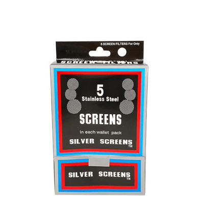 SC Pipe Screens Stainless Steel Wallet Pack - 100ct