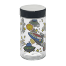 180ml Glass Storage Jar with Sticker Design – Compact & Stylish [SMKZ-145] Jar Canadian Distributor Multi Pattern