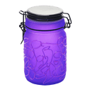 Spider Web Design Glass Storage Jar – Purple-Multiple Sizes Available [SMKZ-139] Jar Canadian Distributor 240 ml