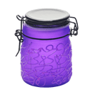 Spider Web Design Glass Storage Jar – Purple-Multiple Sizes Available [SMKZ-139] Jar Canadian Distributor 150 ml
