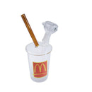 7″ McPuff Glass Hookah Cup – Big M Design [SMKZ182] Glass Bong Canadian Distributor