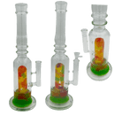 16" Assorted Center Piece Glass Waterpipe – 14mm Bowl Glass Bong Canadian Distributor Gummy Bear