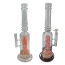 16" Assorted Center Piece Glass Waterpipe – 14mm Bowl Glass Bong Canadian Distributor Flower Pink