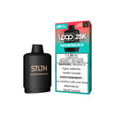 * STLTH LOOP 25K POD PACK - PEACH WATERMELON ICE (5PC/CTN) [AB]