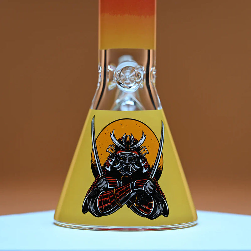 O Castle Glassworks | 16" Samurai Bong – Extra Thick Glass (CG-201)