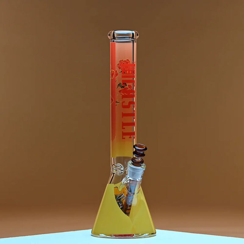 O Castle Glassworks | 16" Samurai Bong – Extra Thick Glass (CG-201)