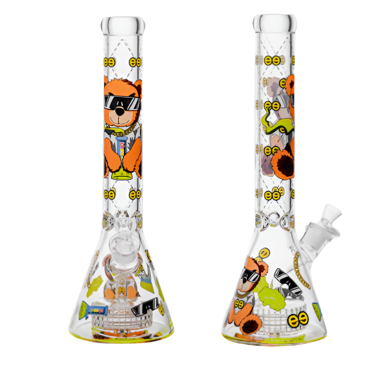 SC Cheech 16" 7mm Hi Bear Beaker Bong