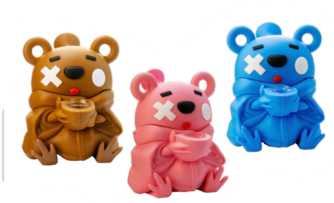 SC OG Original 5.3" Cute Bear Silicone Bubbler Assorted