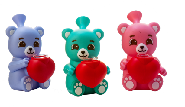 SC OG Original 5.7" Love Bear Silicone Bubbler Assorted