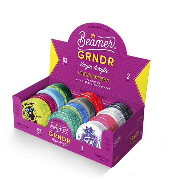 Beamer Virgin Acrylic Grinder.63mm - Prime Edition