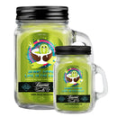 Beamer Candle Co. 12oz & 4oz Glass Mason Jars - Skinny Dippin' Lime in the Coco