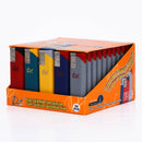 DUCO™ | SLANT – Pastel Rubberized Collection Jet Flame Lighter (Display of 50) Torch ONE TRADING