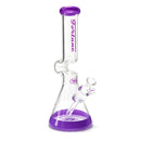 Fortune | 14" 7mm Offset Neck Beaker Glass Bong Fortune Purple