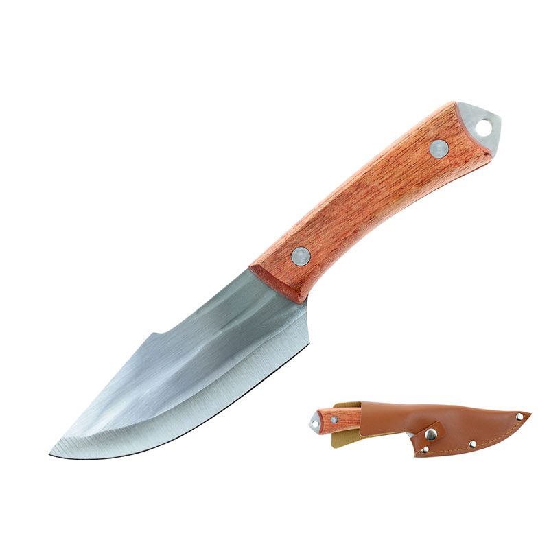 O 8.25″ Fixed Blade Hunting Knife with Sheath [T22031]