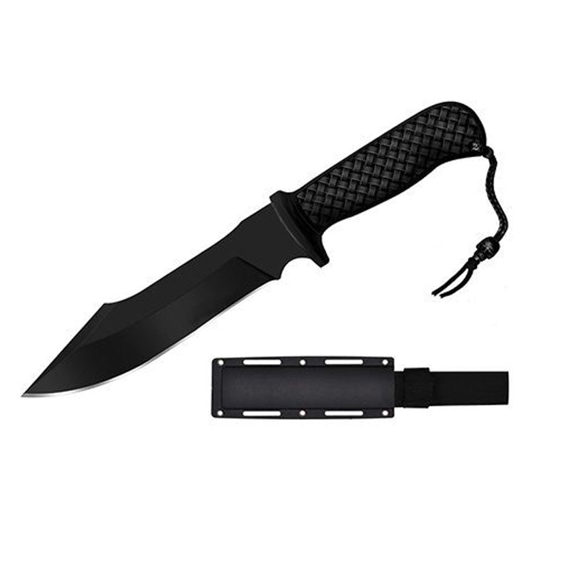 O 12″ Overall Dagger 3mm Thickness Blade w/ Black Rubber Handle [T222781-7S]