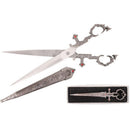 10 1/4″ Black Bodice Scissors Dagger [T24001] Multi Tool · Accessory Canadian Distributor Silver