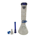 Xtreme | 12″ Frost Nova Triple -Tier Beaker Bong (TDO-003) Glass Bong Canadian Distributor