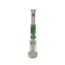Xtreme | 19″ Frost Recycler Freezable coil (TDO-008) Glass Bong Canadian Distributor Green