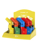 O DUCO™ | TITANIUM JET – Pastel Rubberized Heavy Torch Flame Lighter (Display of 12)